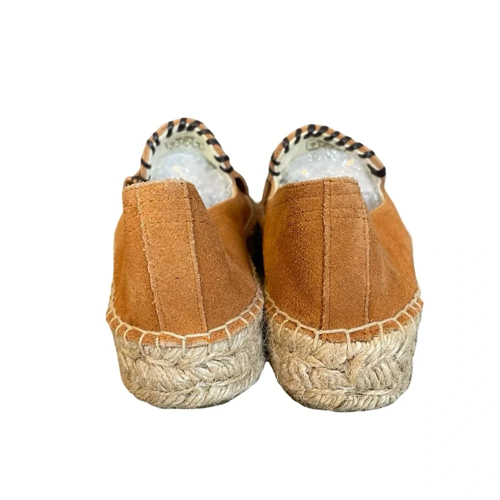 Soludos Fringe Smoking Slipper Espadrille Flats Size 7